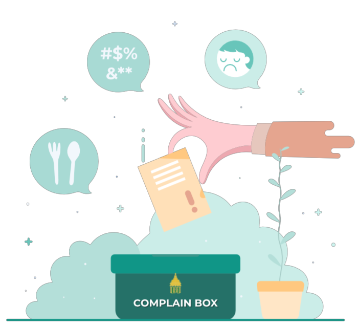 ภาพประกอบ การให้ข้อมูลการร้องเรียน